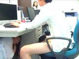 Japanese Colleagues Gets Interrupted Fucking In A Office