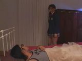 Japanese Teen Awakes and Fucks Sleeping Brothers Friend